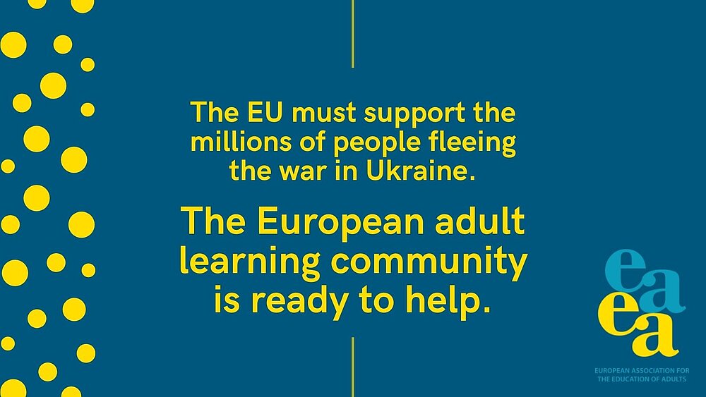 ukrainian refugees; adult education; help ukraine
